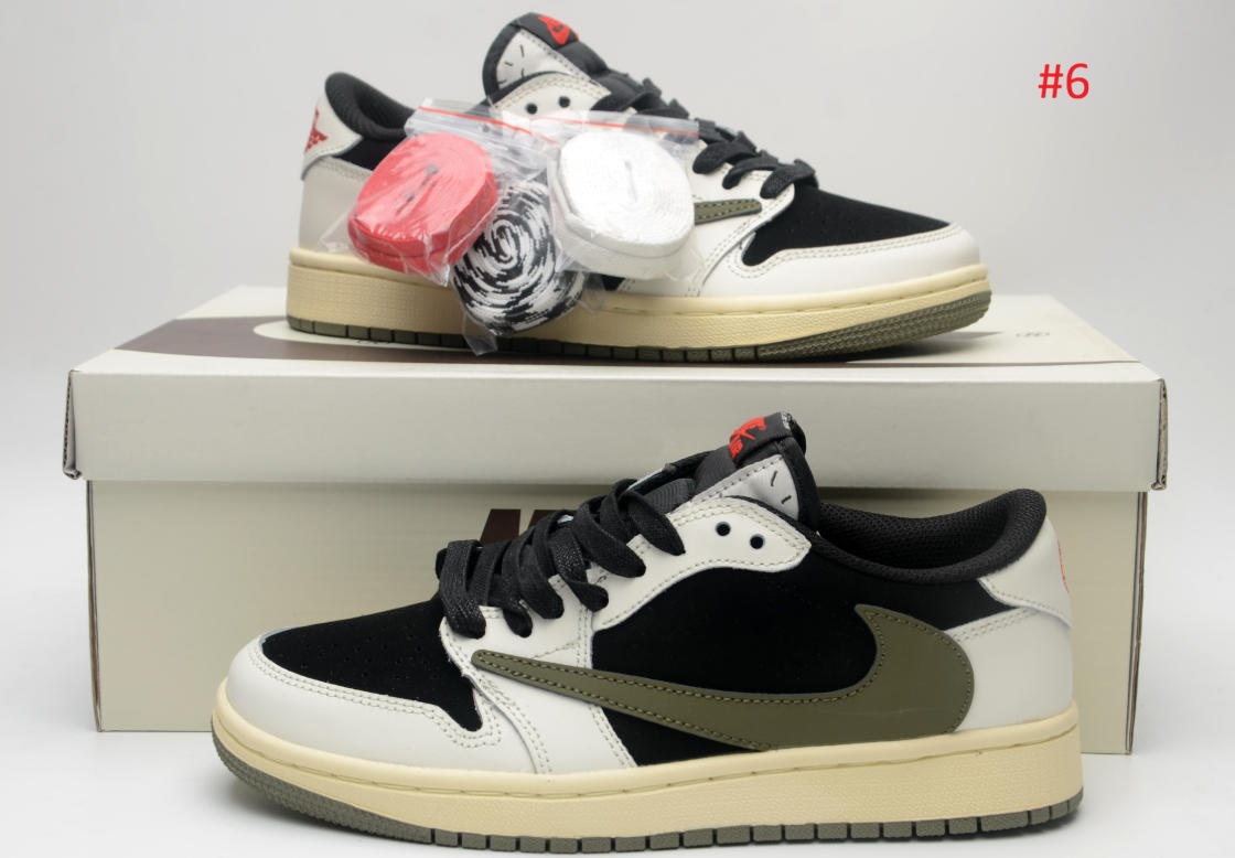 נעלי סניקרס Nike Air Jordan Travis Scott לגברים ולנשים – תמונה 8