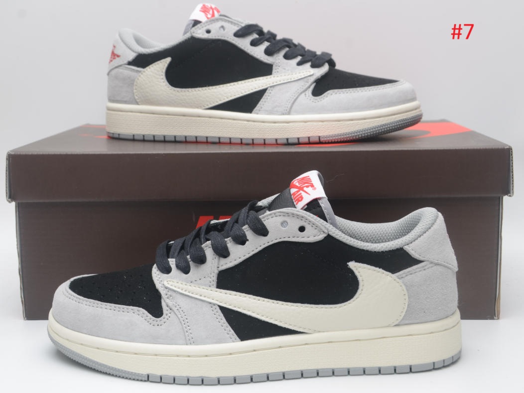 נעלי סניקרס Nike Air Jordan Travis Scott לגברים ולנשים – תמונה 9
