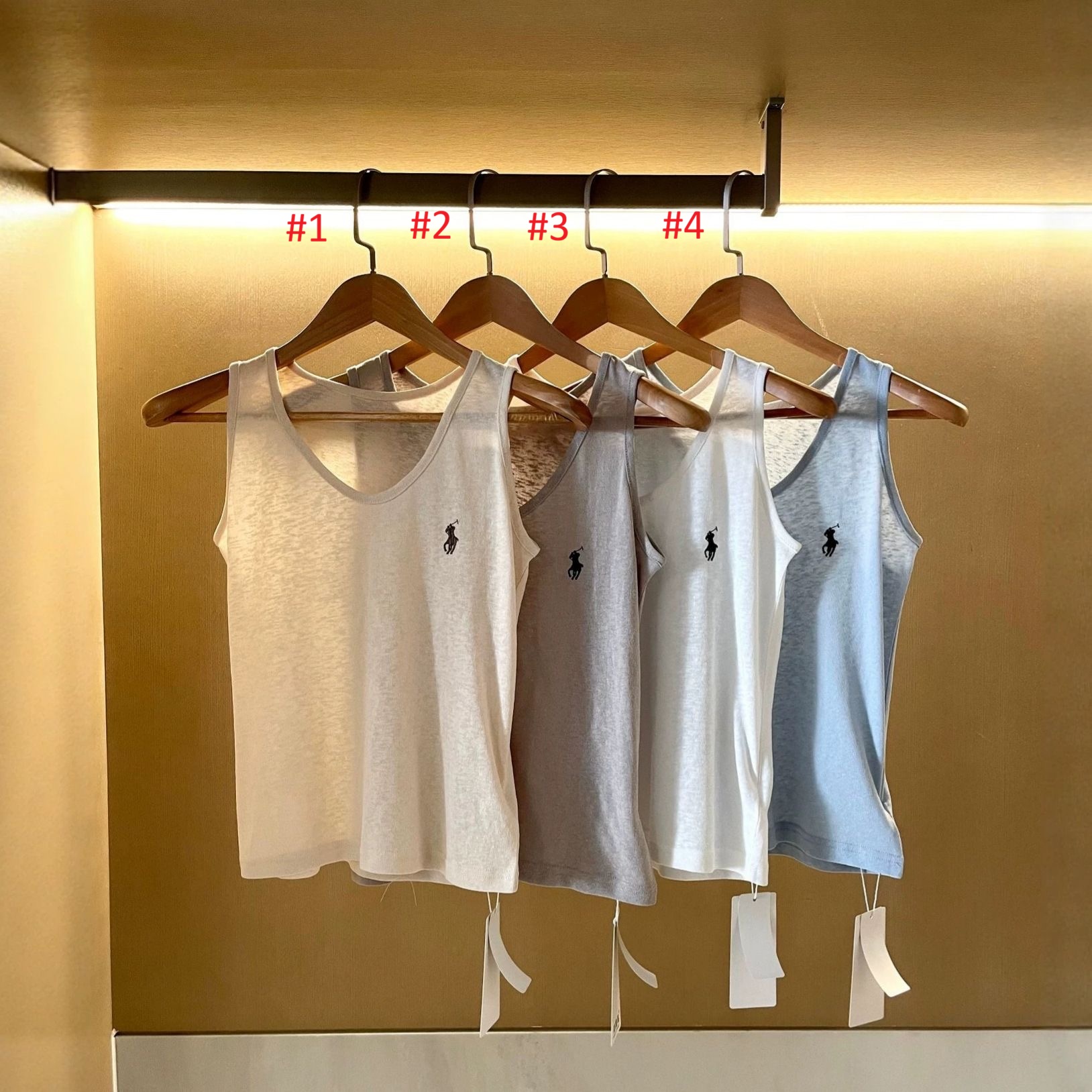 גופית בייסיק קצרה פולו ראלף לורן לנשים Ralph Lauren – תמונה 2
