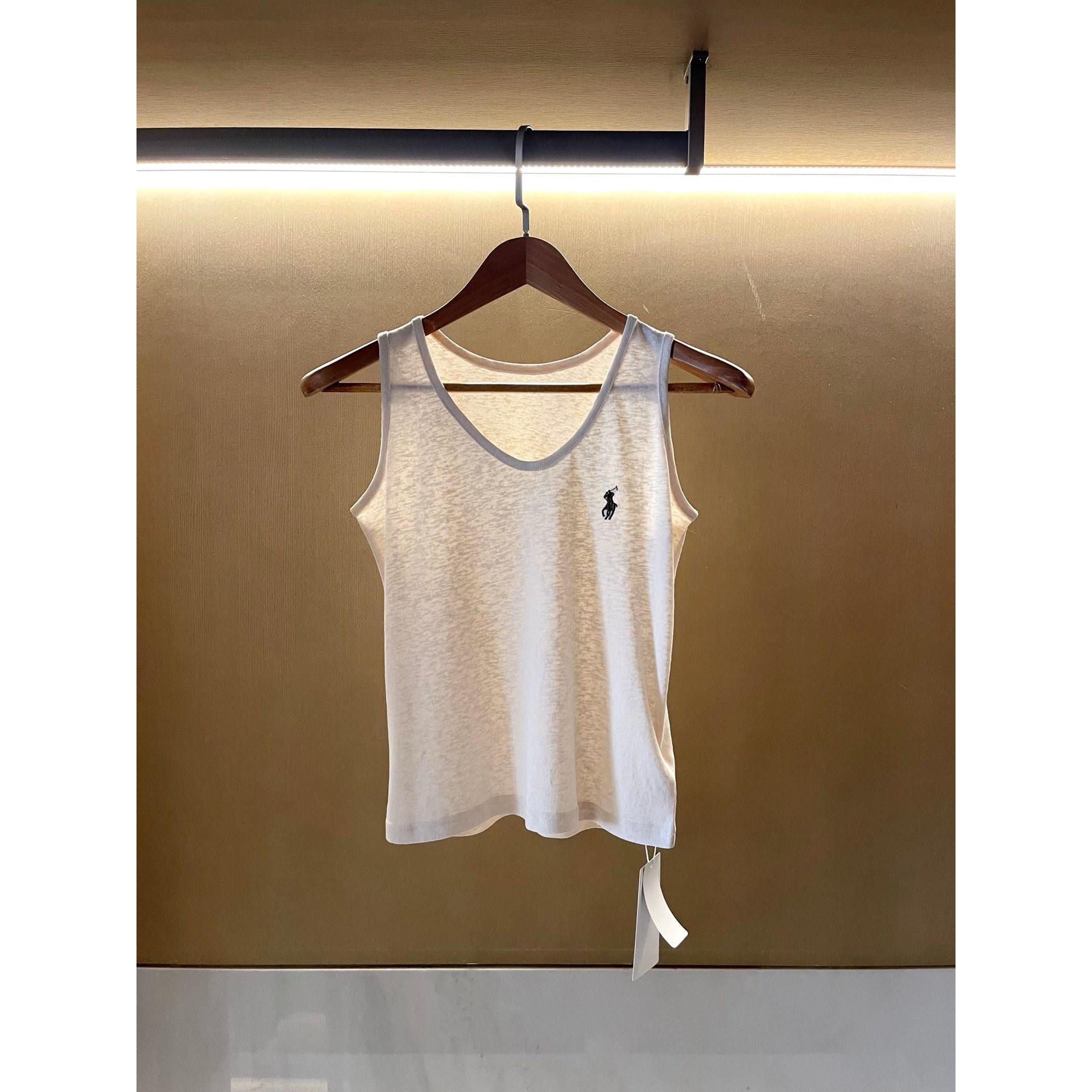 גופית בייסיק קצרה פולו ראלף לורן לנשים Ralph Lauren – תמונה 4
