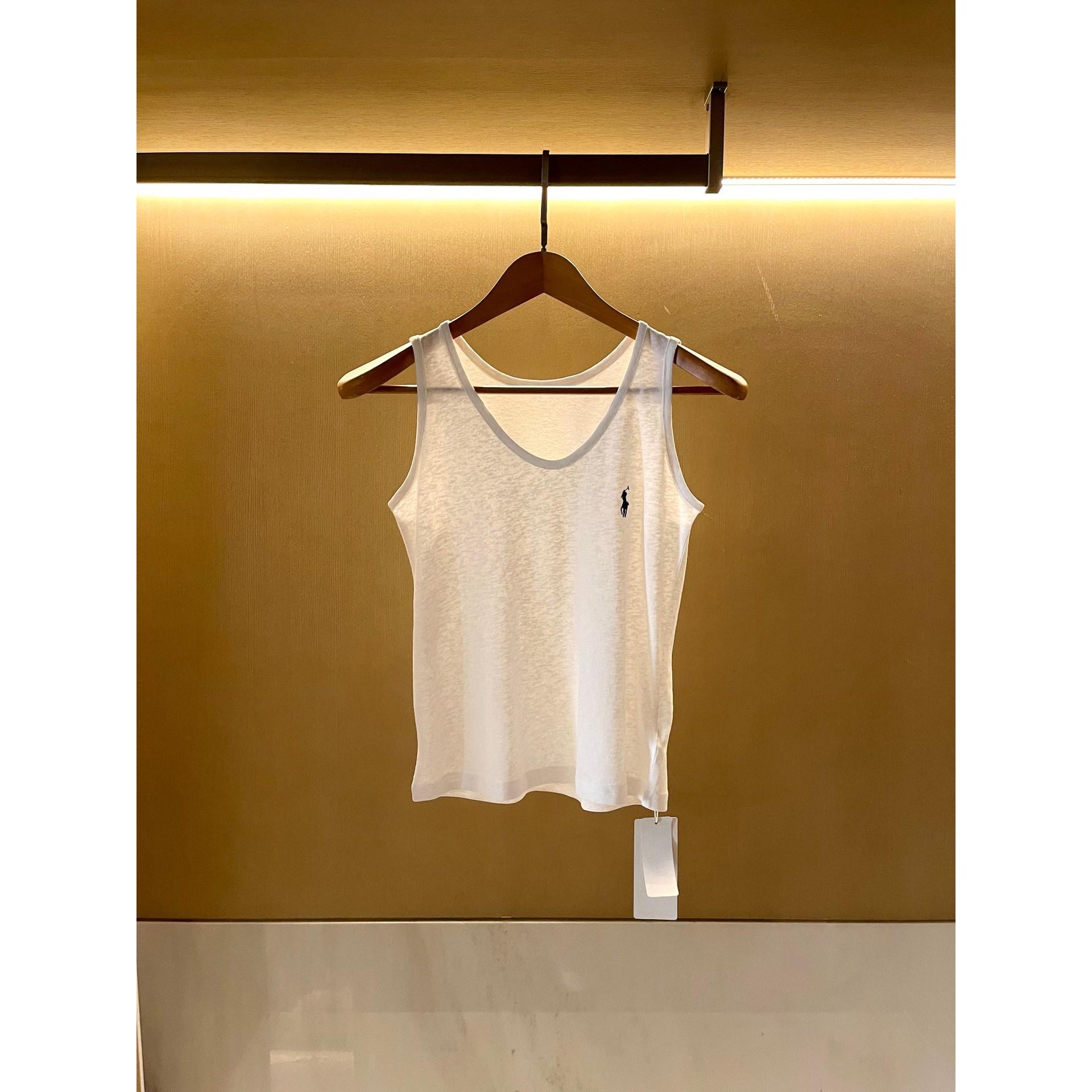 גופית בייסיק קצרה פולו ראלף לורן לנשים Ralph Lauren – תמונה 5
