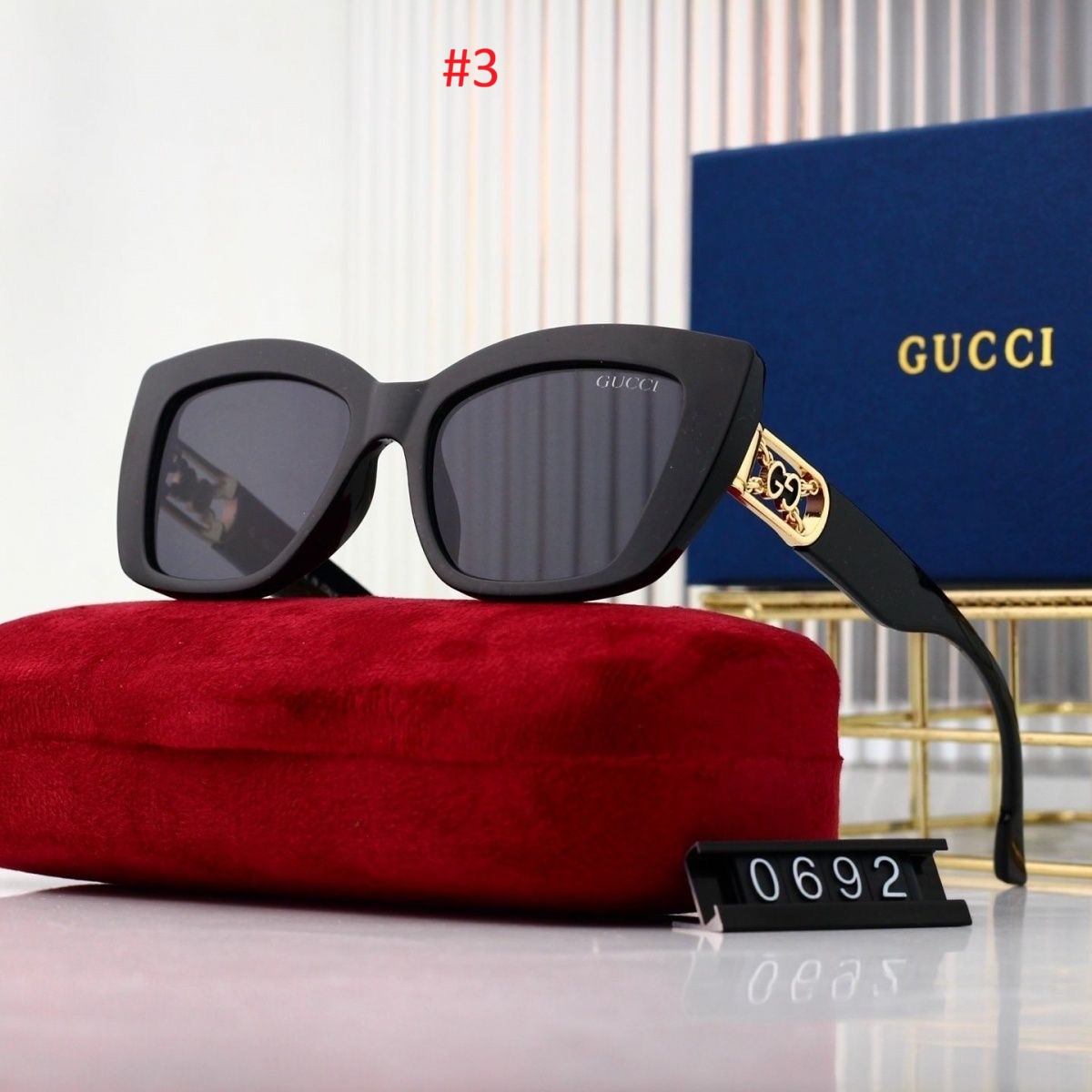 משקפי שמש אלגנט גוצ'י GUCCI לנשים – תמונה 4