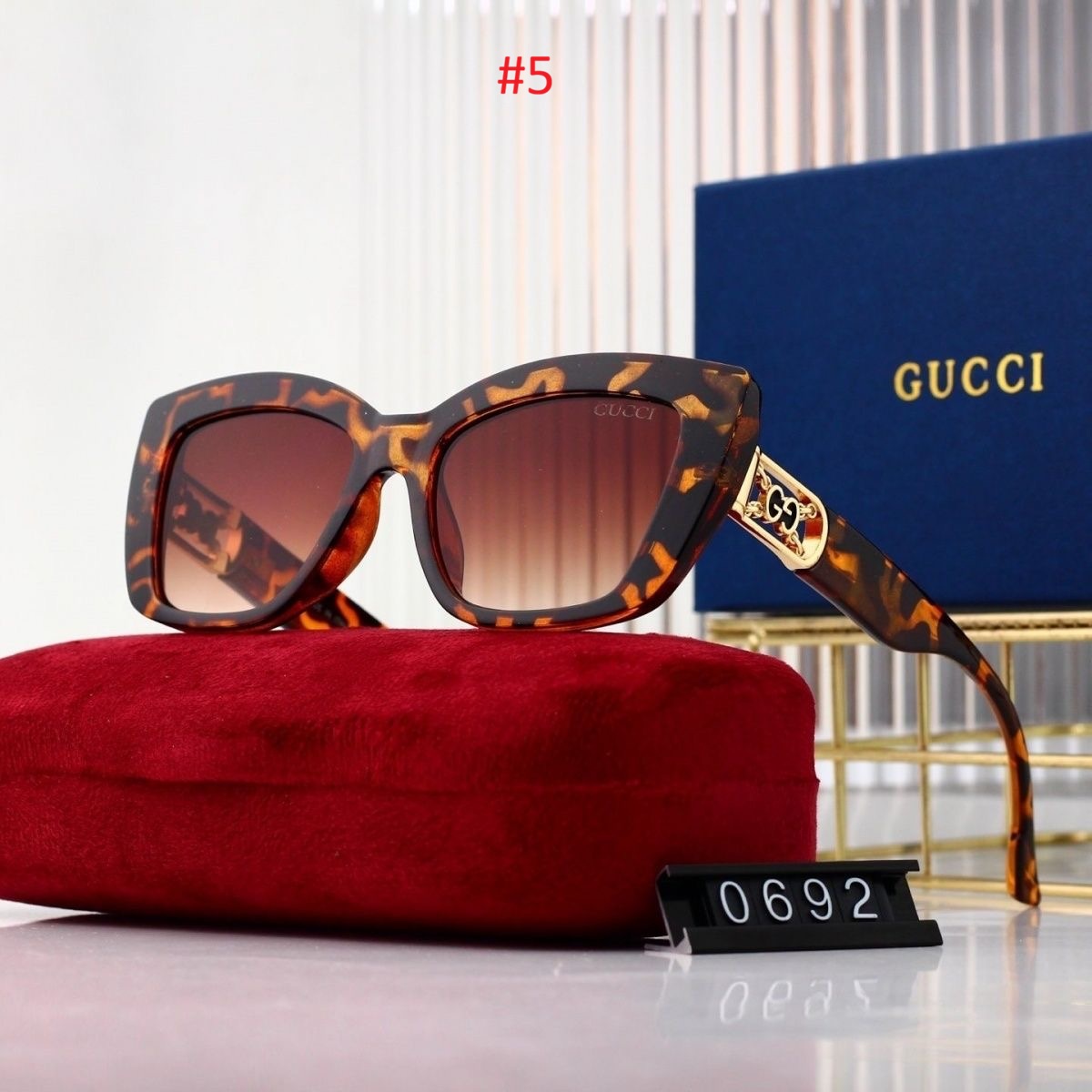 משקפי שמש אלגנט גוצ'י GUCCI לנשים – תמונה 6