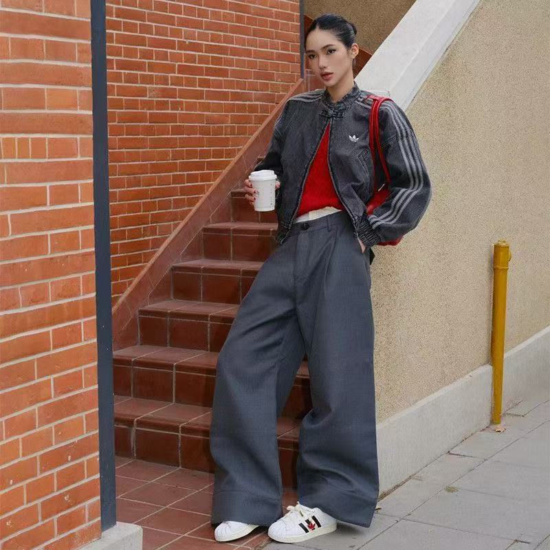 ג'קט ג'ינס Adidas Originals CTT שחור לנשים – תמונה 7
