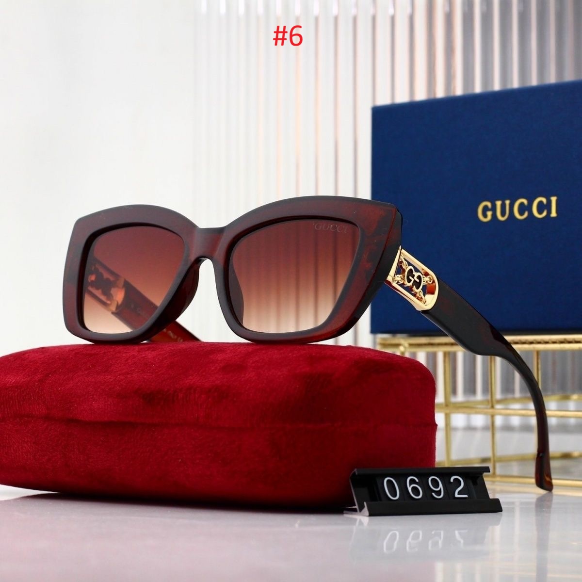 משקפי שמש אלגנט גוצ'י GUCCI לנשים – תמונה 7