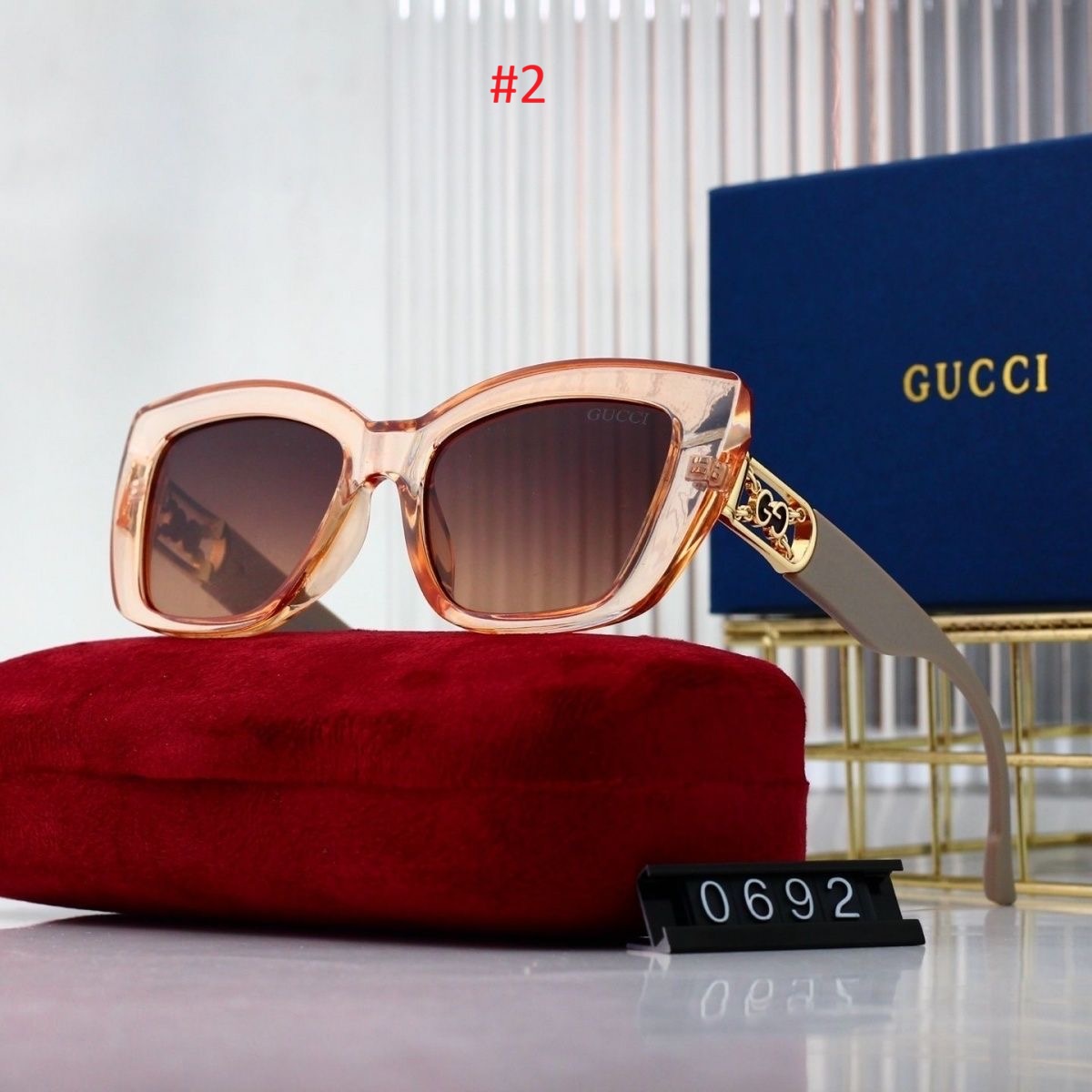 משקפי שמש אלגנט גוצ'י GUCCI לנשים – תמונה 3