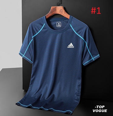 חולצת טי ספורטיבית לגברים של Adidas המתייבשת במהירות – תמונה 2
