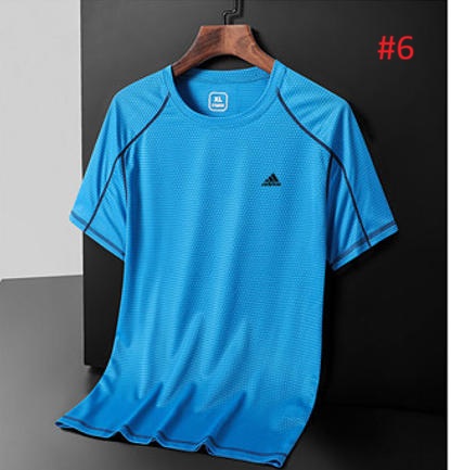 חולצת טי ספורטיבית לגברים של Adidas המתייבשת במהירות – תמונה 8
