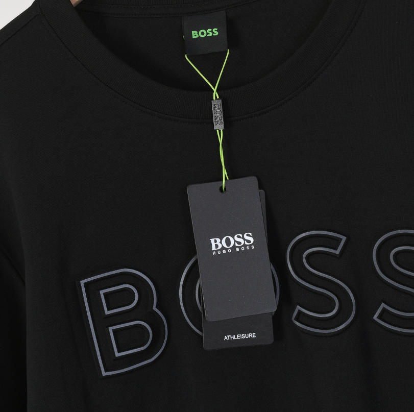 חולצת שרוול ארוך לגברים עם לוגו BOSS – תמונה 6
