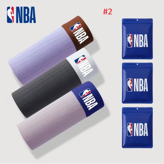בוקסר גברים נשימתי עם לוגו NBA ומרקם פסים – תמונה 7