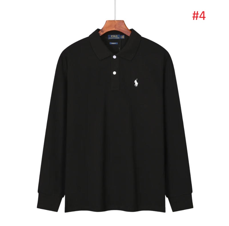 חולצת פולו שרוול ארוך לגברים Polo Ralph Lauren – תמונה 7