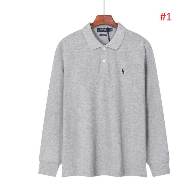 חולצת פולו שרוול ארוך לגברים Polo Ralph Lauren – תמונה 2
