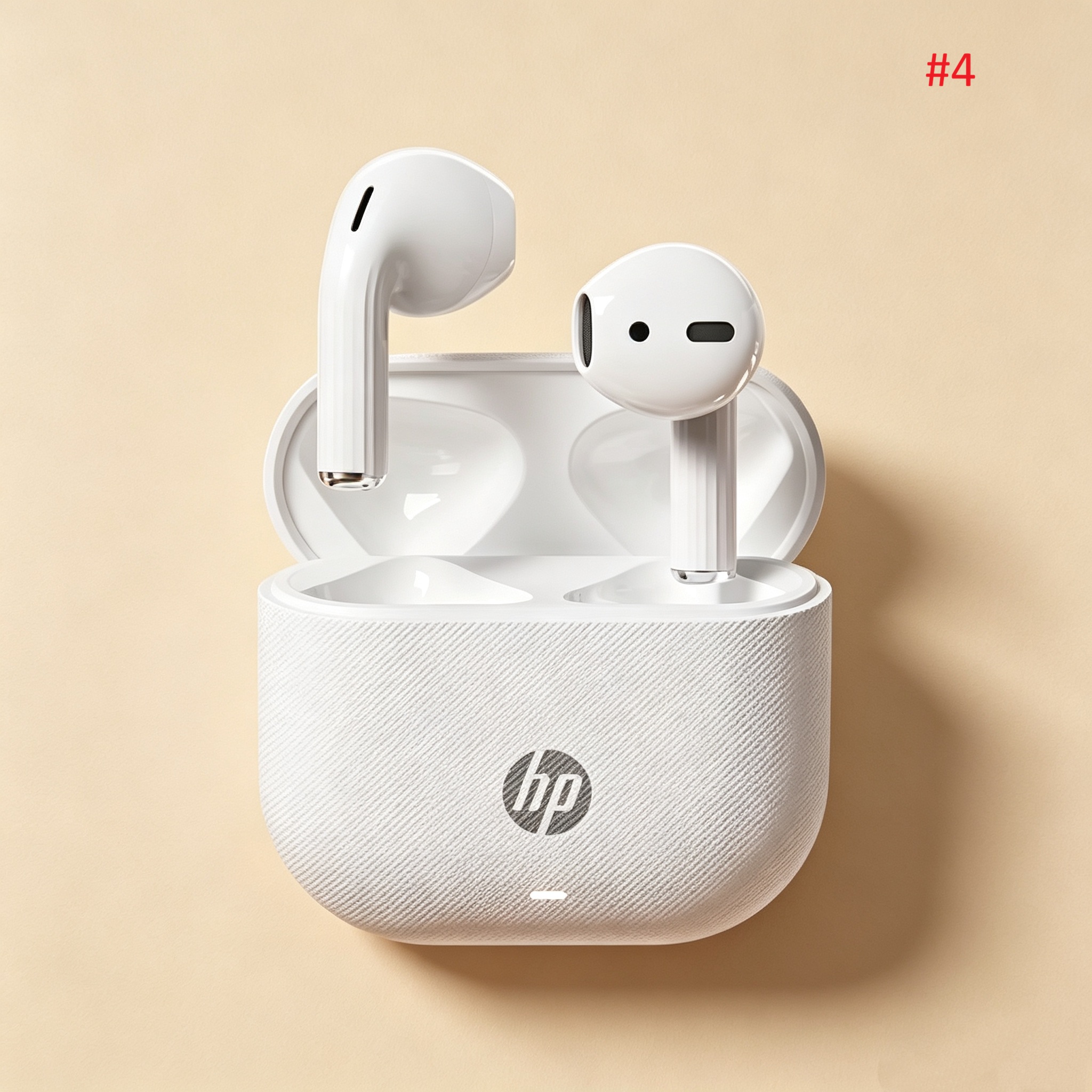 אוזניות TWS אלחוטיות של HP עם קייס בטקסטורה – תמונה 5