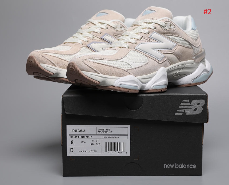 סניקרס לייף סטייל New Balance 9060 זמש ורשת – תמונה 3