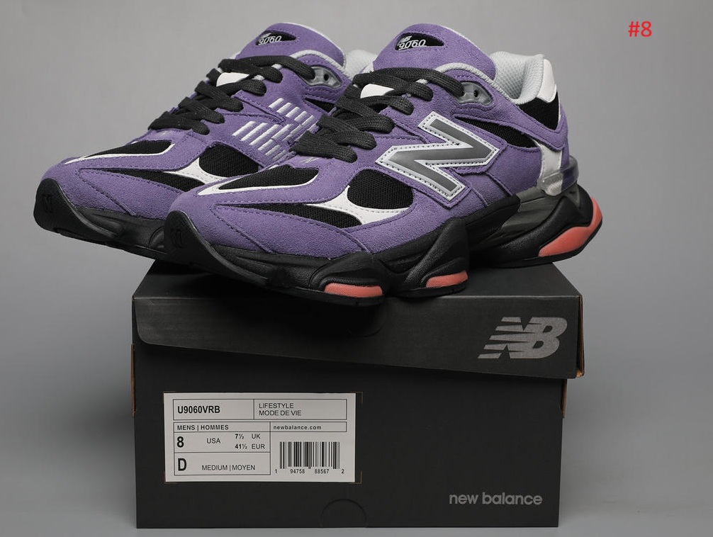 סניקרס לייף סטייל New Balance 9060 זמש ורשת – תמונה 9