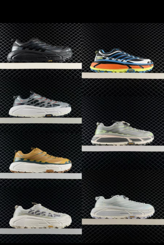 נעלי ריצת שטח HOKA עם סוליית Vibram – תמונה 9