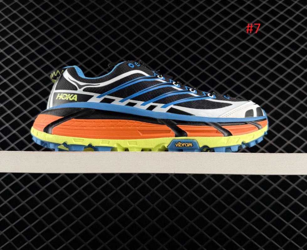 נעלי ריצת שטח HOKA עם סוליית Vibram – תמונה 8