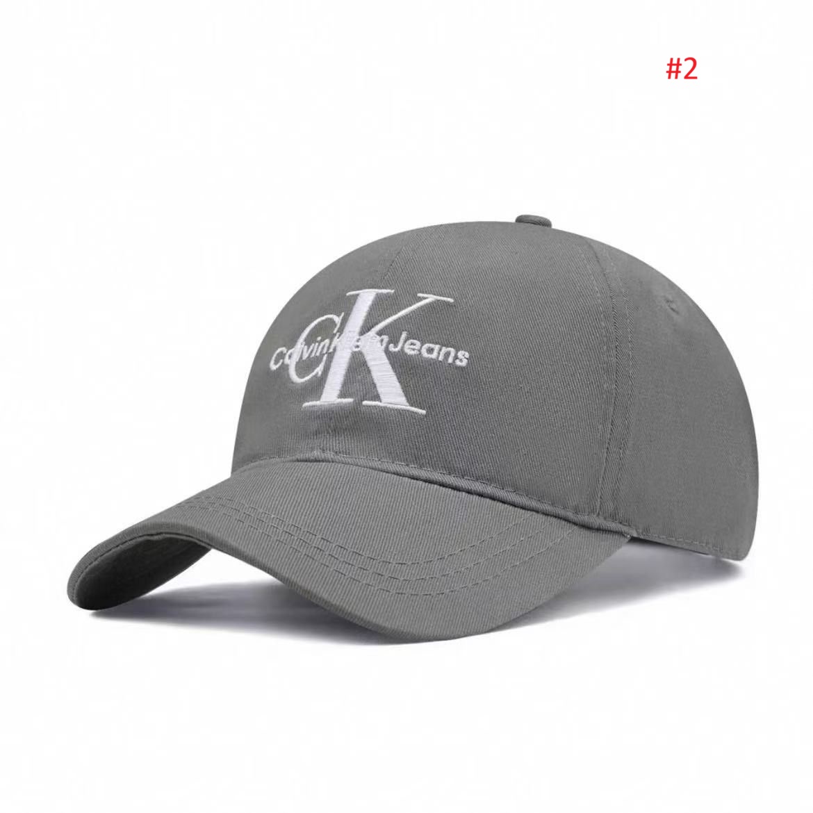 כובע בייסבול להגנה מהשמש עם לוגו CK רקום – תמונה 3