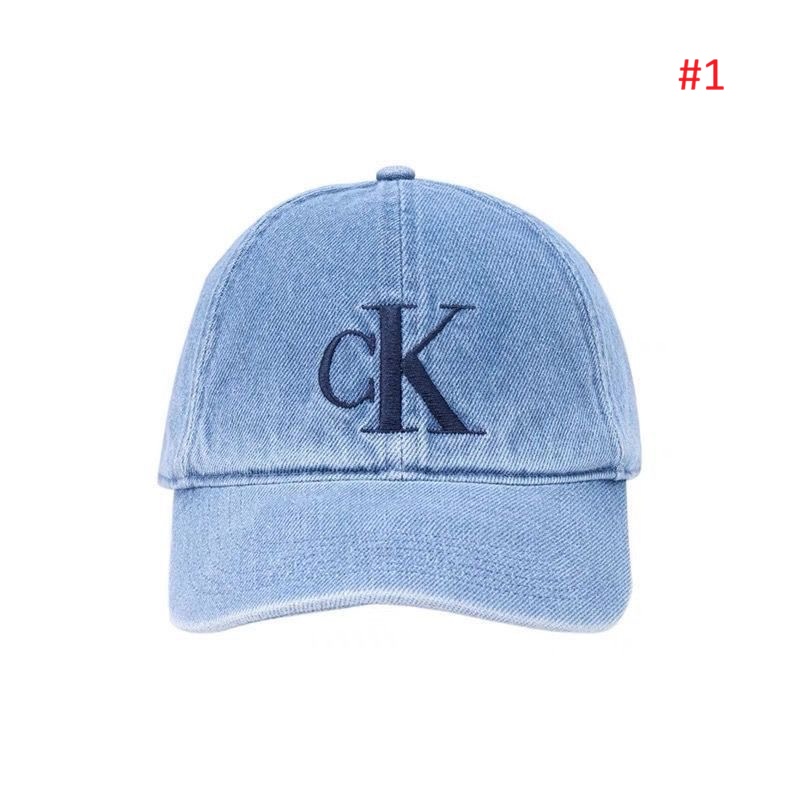 כובע בייסבול להגנה מהשמש עם לוגו CK רקום – תמונה 2