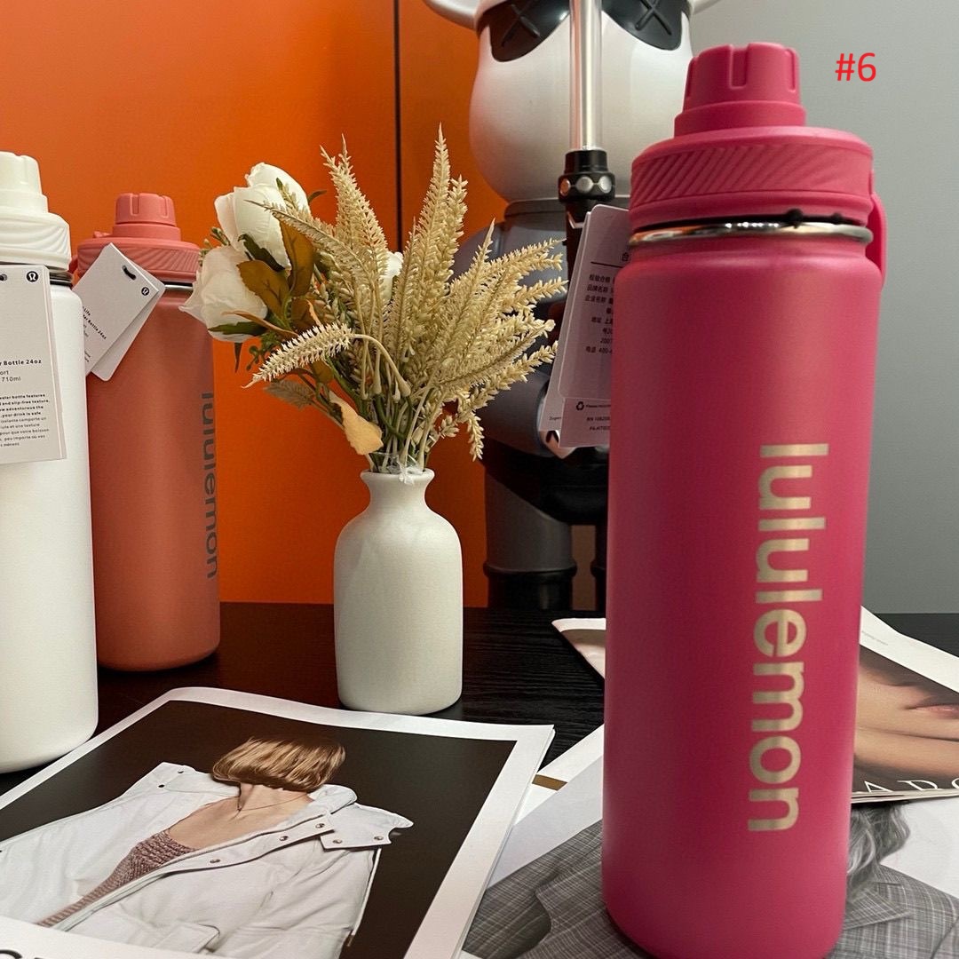 בקבוק שתייה לספורט עם ידית נשיאה וגימור מט lululemon – תמונה 7