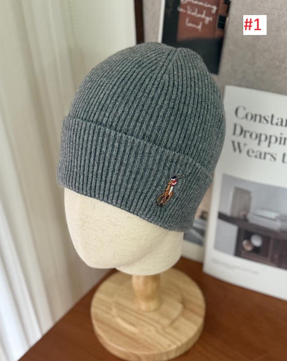 כובע גרב סרוג עם לוגו רקום Polo Ralph Lauren – תמונה 2
