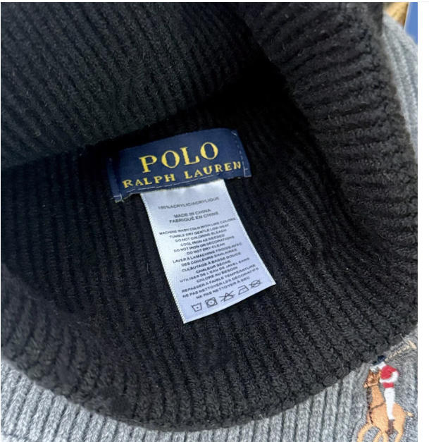 כובע גרב סרוג עם לוגו רקום Polo Ralph Lauren – תמונה 7