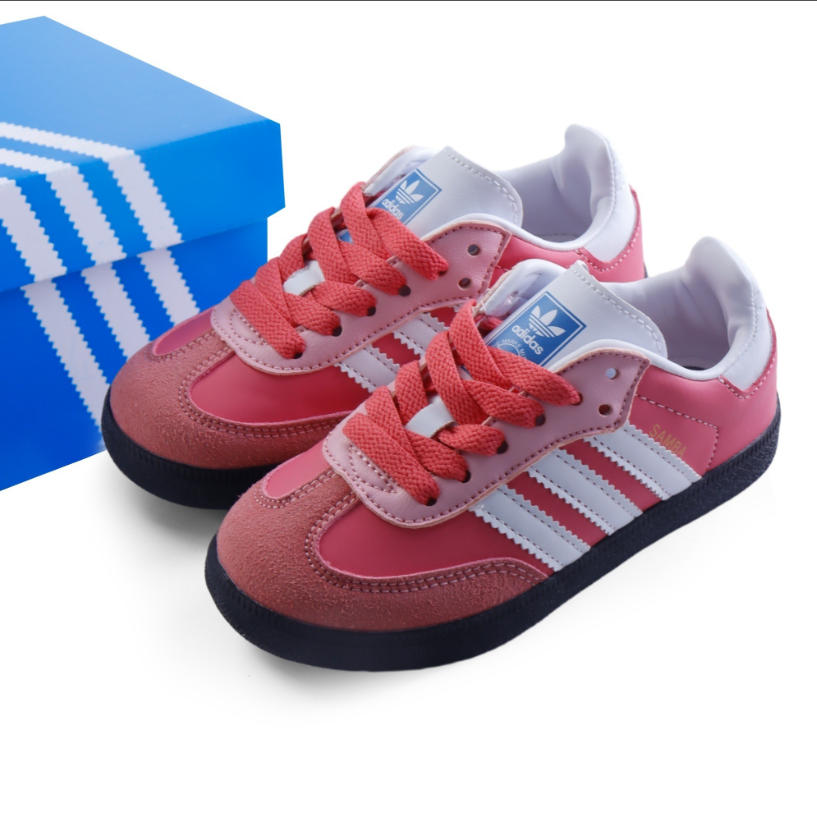 סניקרס ילדים Adidas Samba קלאסיות עם שרוכים – תמונה 3