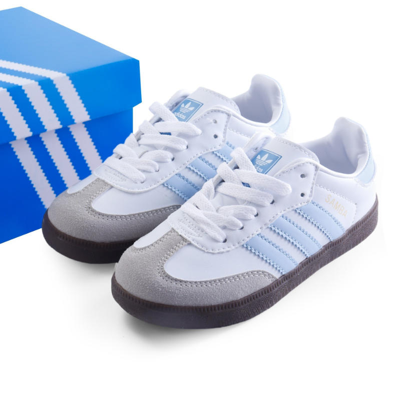 סניקרס ילדים Adidas Samba קלאסיות עם שרוכים – תמונה 15
