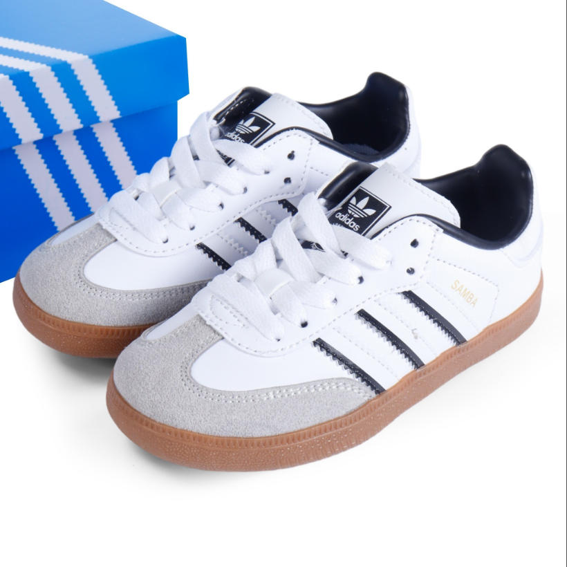 סניקרס ילדים Adidas Samba קלאסיות עם שרוכים – תמונה 16