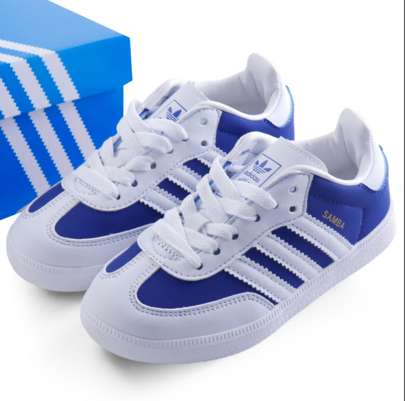 סניקרס ילדים Adidas Samba קלאסיות עם שרוכים – תמונה 7