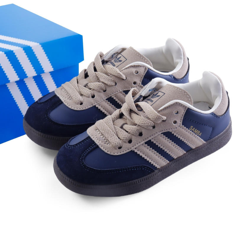 סניקרס ילדים Adidas Samba קלאסיות עם שרוכים – תמונה 9
