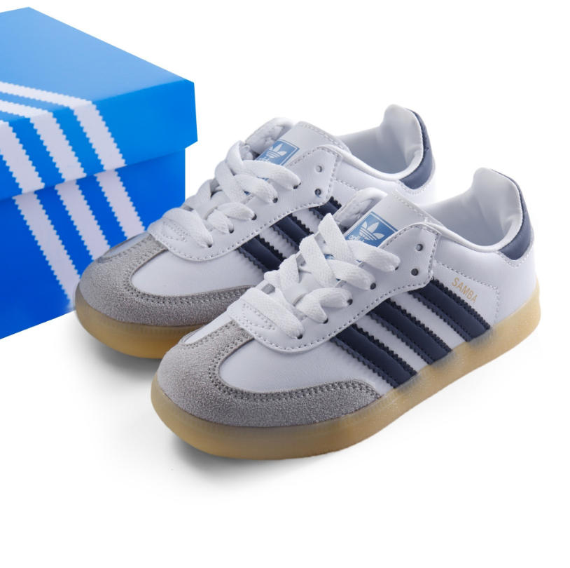 סניקרס ילדים Adidas Samba קלאסיות עם שרוכים – תמונה 10