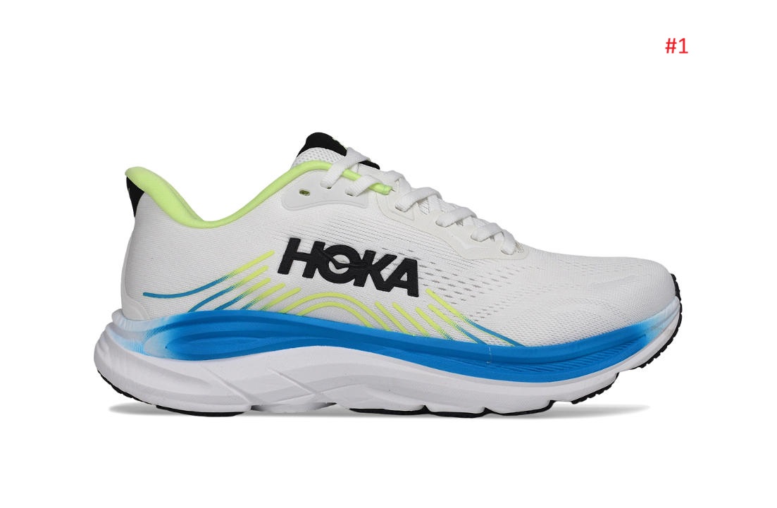 HOKA נעלי ריצה יוניסקס קלות ומרופדות – תמונה 2