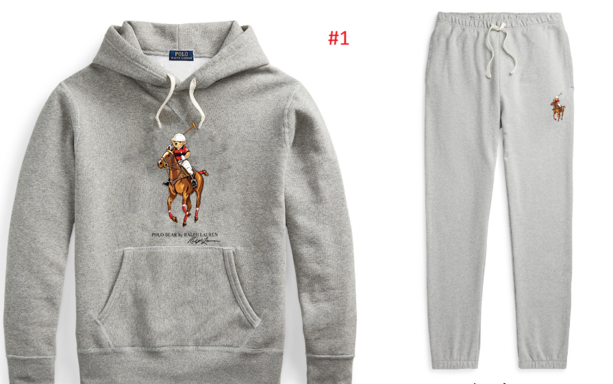 Polo Ralph Lauren סט קפוצ'ון ומכנסי טרנינג Polo Bear – תמונה 2