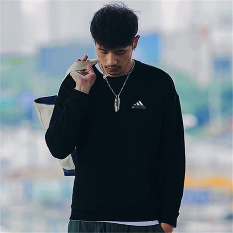 adidas סווטשירט יוניסקס עם לוגו קטן – תמונה 5