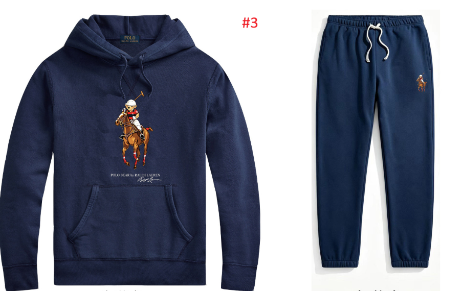 Polo Ralph Lauren סט קפוצ'ון ומכנסי טרנינג Polo Bear – תמונה 4
