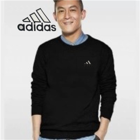 adidas סווטשירט יוניסקס עם לוגו קטן – תמונה 3
