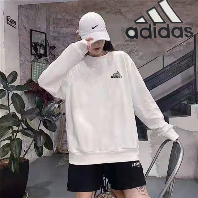 adidas סווטשירט יוניסקס עם לוגו קטן – תמונה 7
