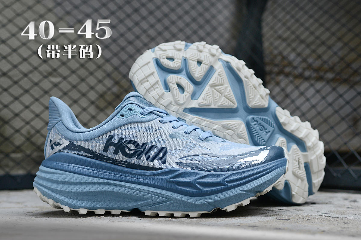 HOKA נעלי ריצת שטח עם ריפוד מאסיבי – תמונה 11