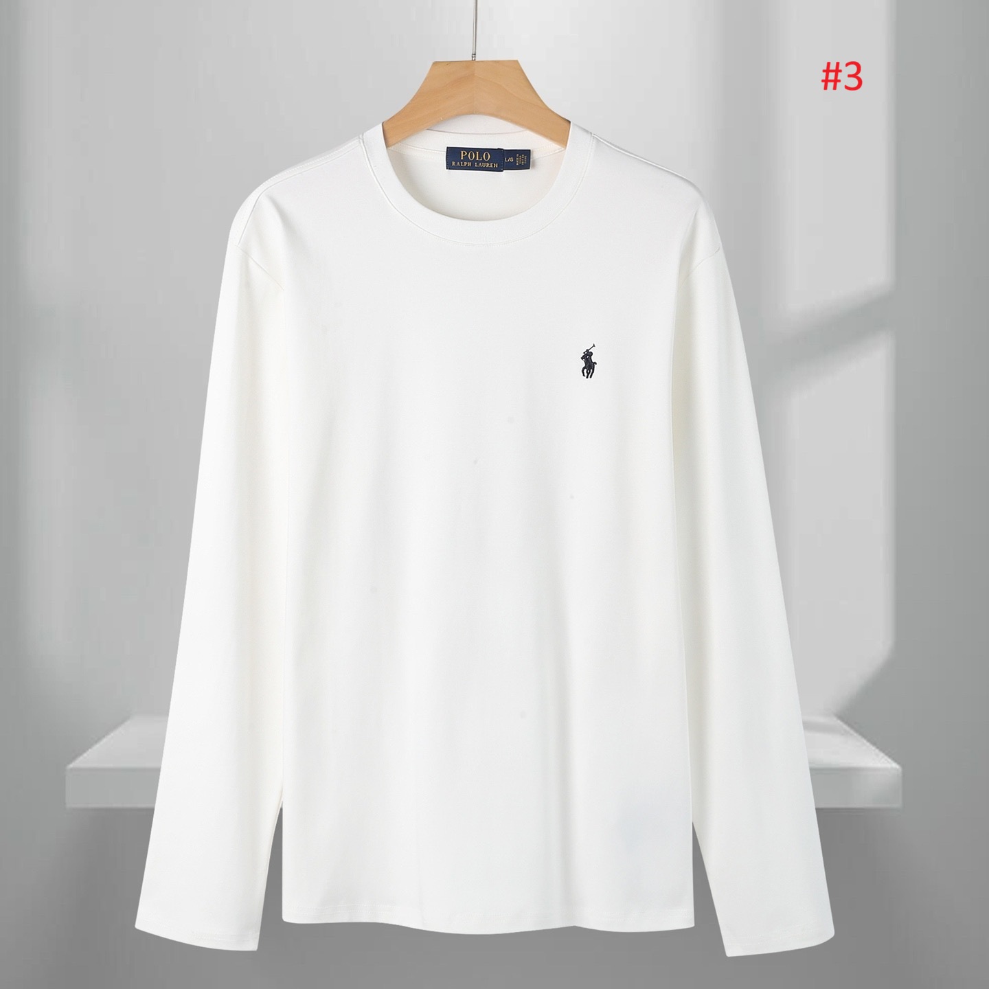 POLO RALPH LAUREN חולצת שרוול ארוך לוגו רקום – תמונה 4