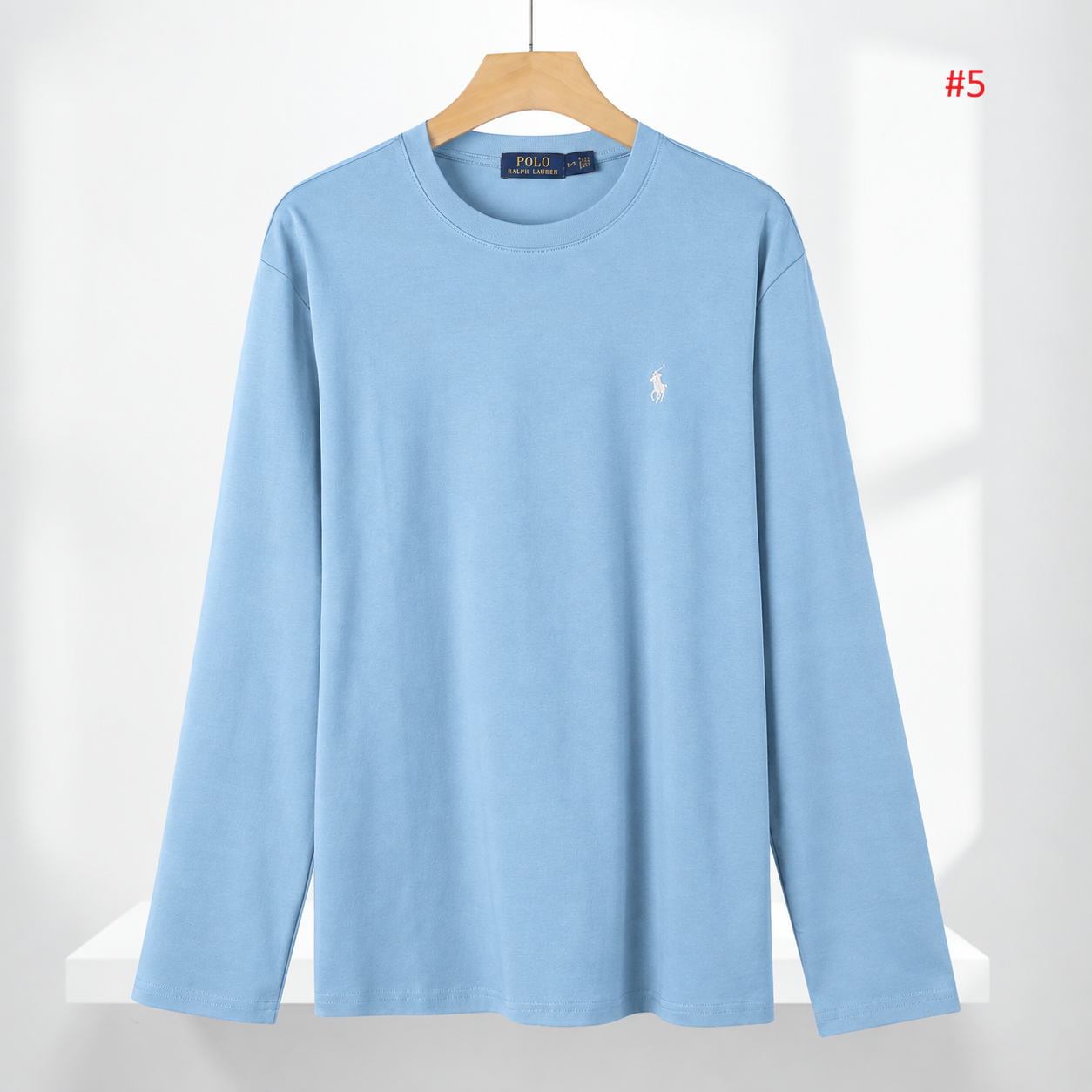 POLO RALPH LAUREN חולצת שרוול ארוך לוגו רקום – תמונה 6