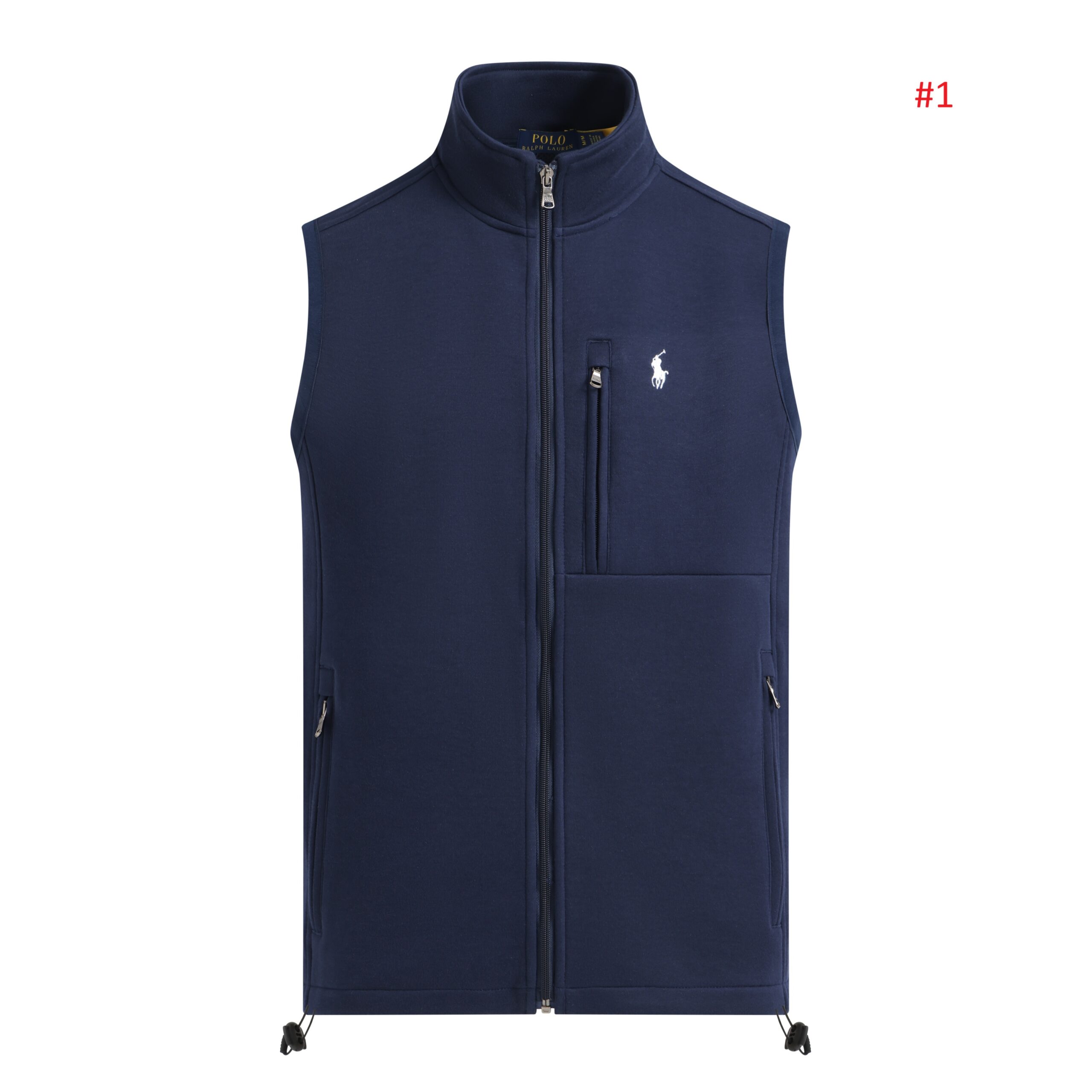 POLO RALPH LAUREN וסט רוכסן מלא עם לוגו – תמונה 2
