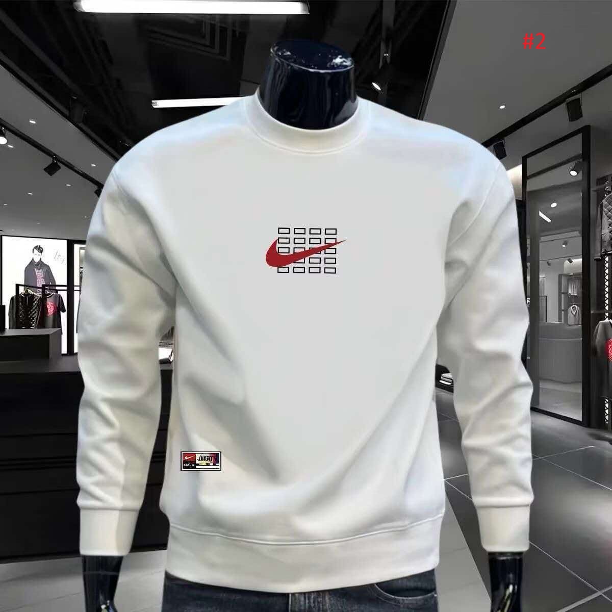 Nike סווטשירט קרו עם לוגו Swoosh – תמונה 3