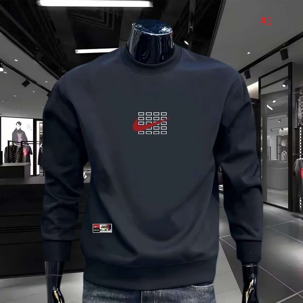 Nike סווטשירט קרו עם לוגו Swoosh – תמונה 2