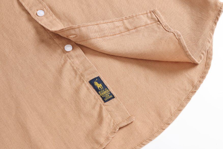 Polo Ralph Lauren חולצה מכופתרת ארוכת שרוול בלוגו רקום – תמונה 10