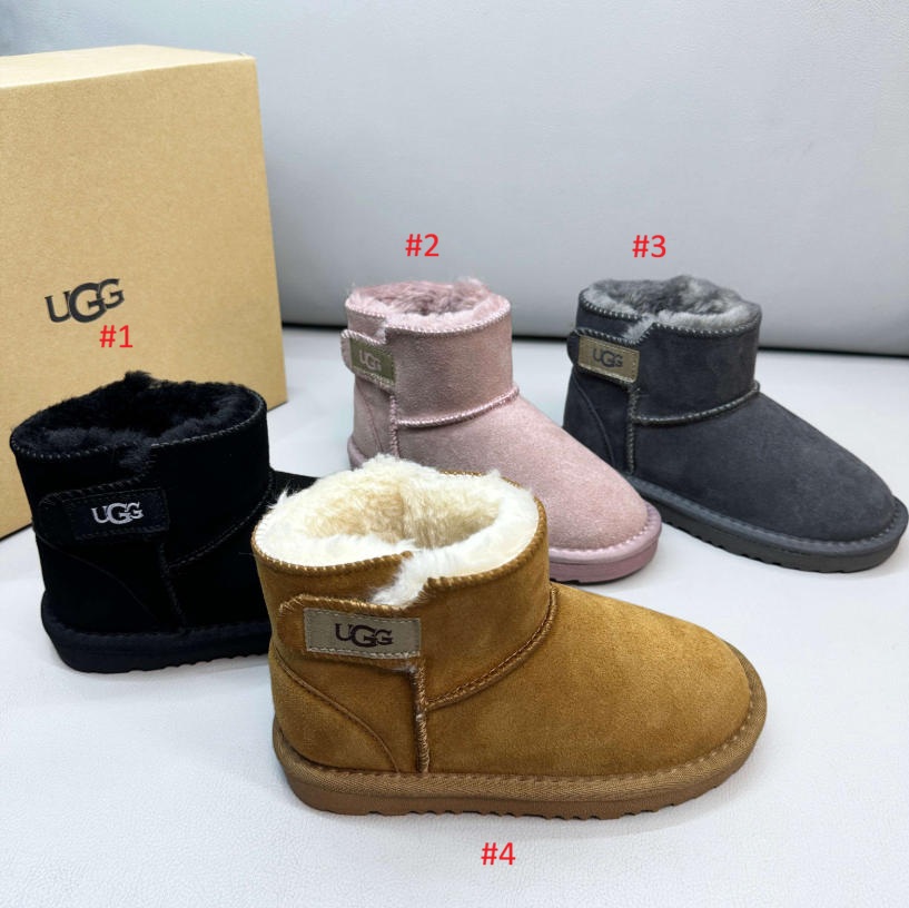 UGG מגפי ילדים חורפיות מרופדות – תמונה 2