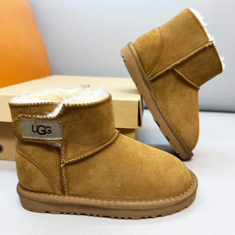 UGG מגפי ילדים חורפיות מרופדות – תמונה 5