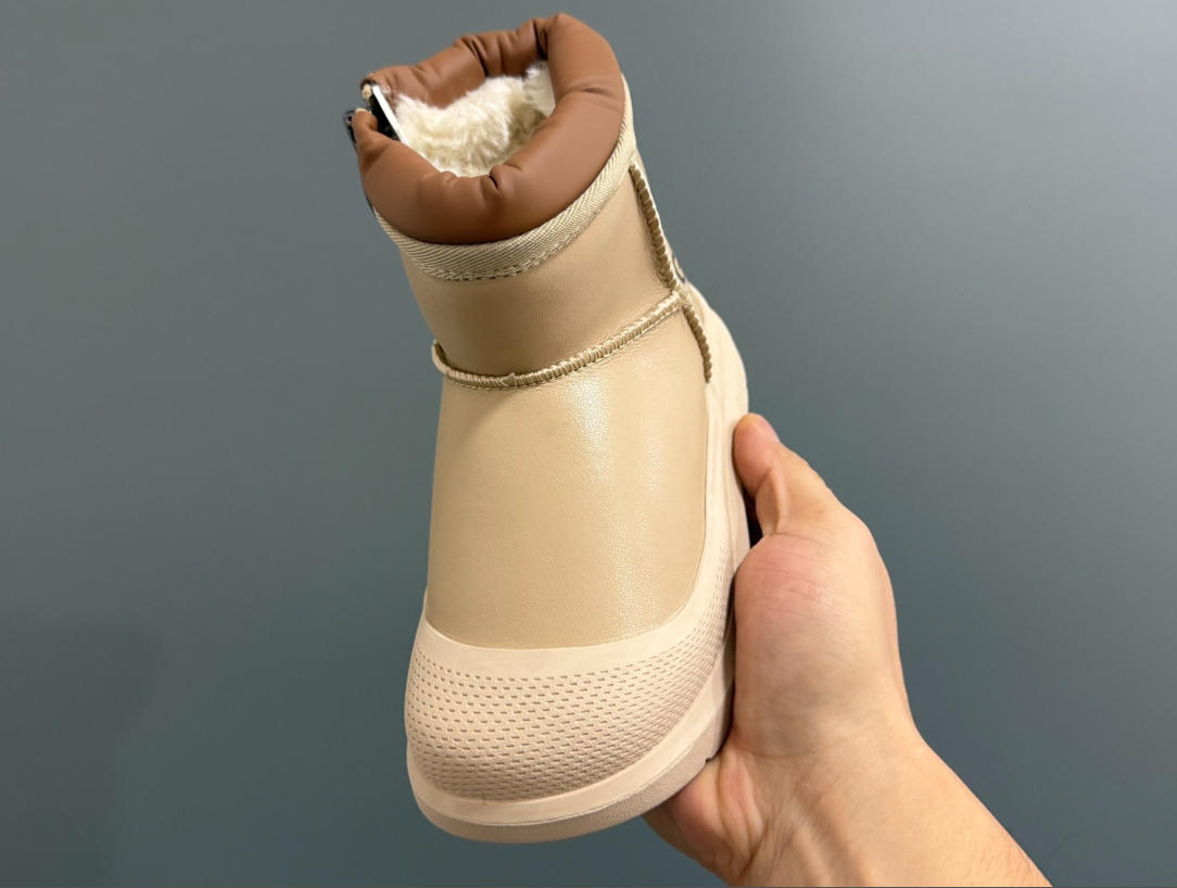 UGG מגפוני חורף לילדים מרופדים עם רוכסן – תמונה 8