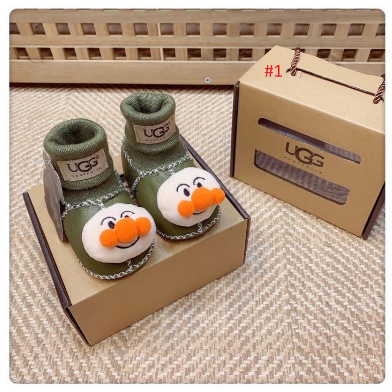 UGG נעלי טרום-הליכה לתינוקות עם דמויות – תמונה 2