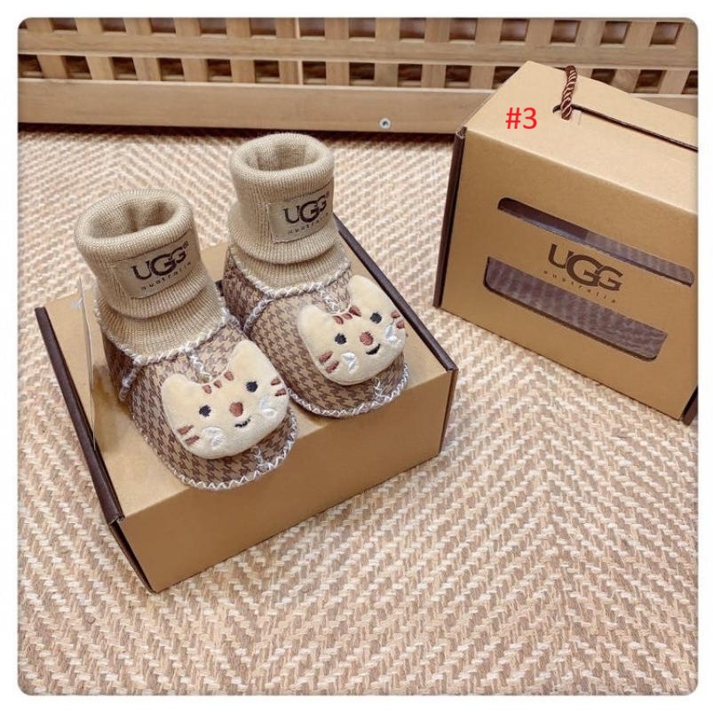 UGG נעלי טרום-הליכה לתינוקות עם דמויות – תמונה 4